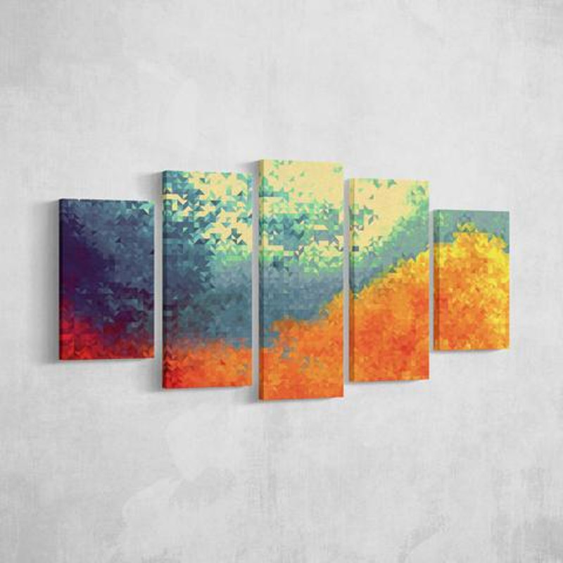 Leaves In The Woods Abstract Art.jpg