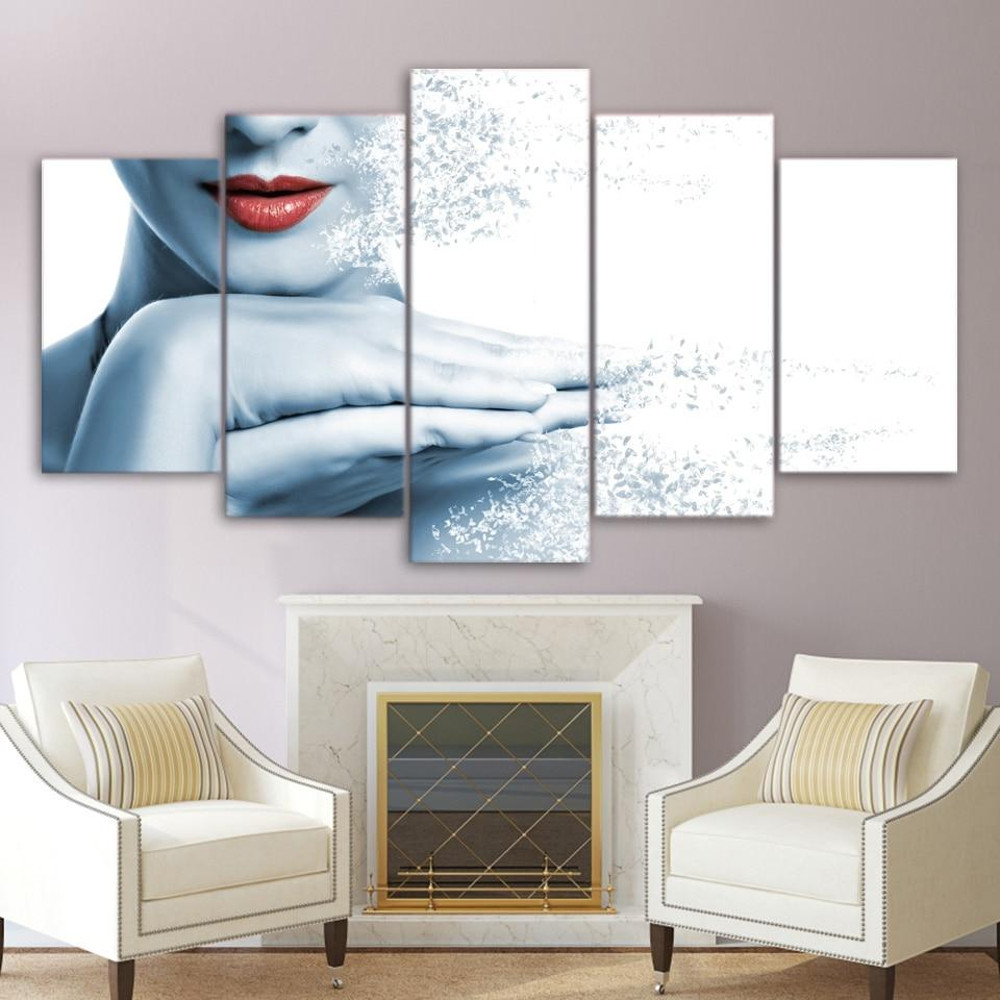Lips Woman Disintegrating Abstract Art.jpg