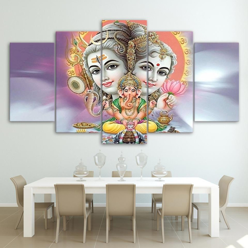 Lord Shiva Parvati Ganesh Religion Art.jpg