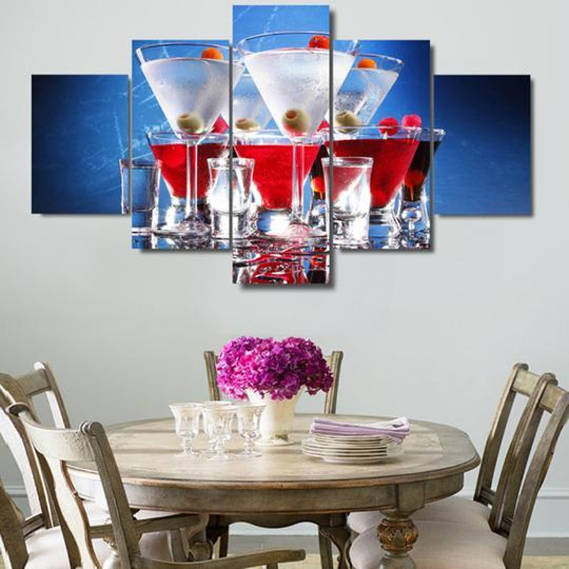 Martinis Bar Cocktails Liquor Abstract Canvas Wall Ar Art.jpg