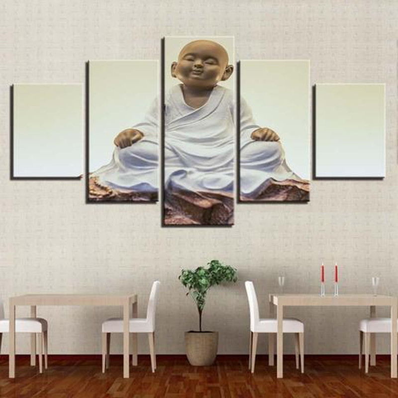 Monk Meditation White Religion Art.jpg
