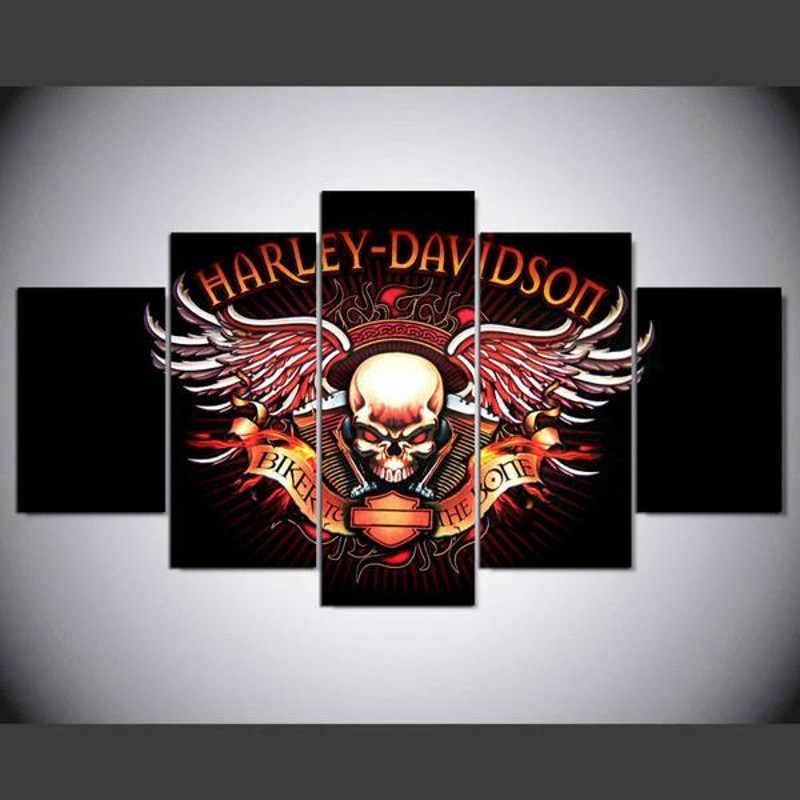 Motorcycle Tank Skull Wings Logo Bar And Shield Abstract Art.jpg
