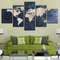 Office Gray Blue World Map Abstract World Map Art.jpg