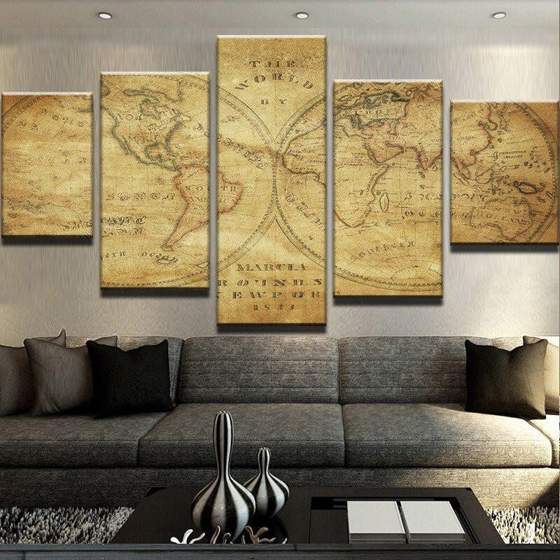 Old World Rustic Map Abstract Art.jpg