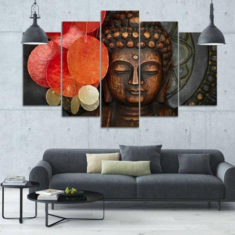 Orange Buddha 2 Religion Art.jpg