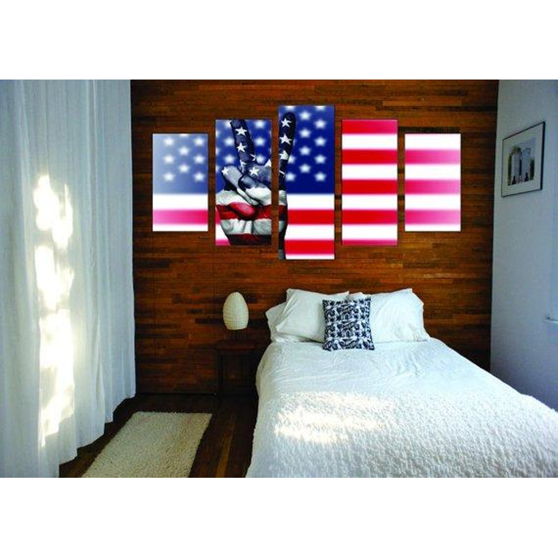 Peace For America Abstract Art.jpg