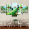 Peacock Couple Garden Abstract Animal Art.jpg