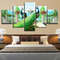 Peacock Couple Garden Fountain Peacock Abstract Animal Art.jpg
