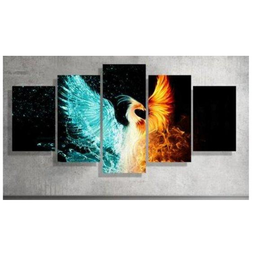 Phoenix Bird Rising Abstract Animal Art.jpg