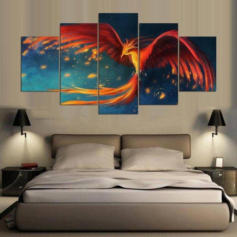 Phoenix Mythical Bird 1 Abstract Animal Art.jpg