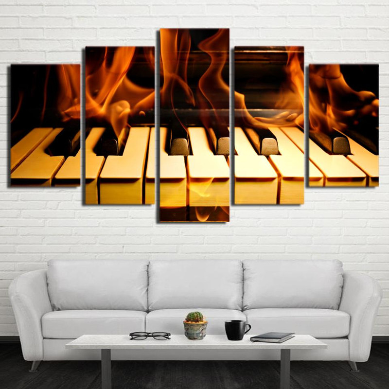 Piano Keys Fire Music Art.jpg