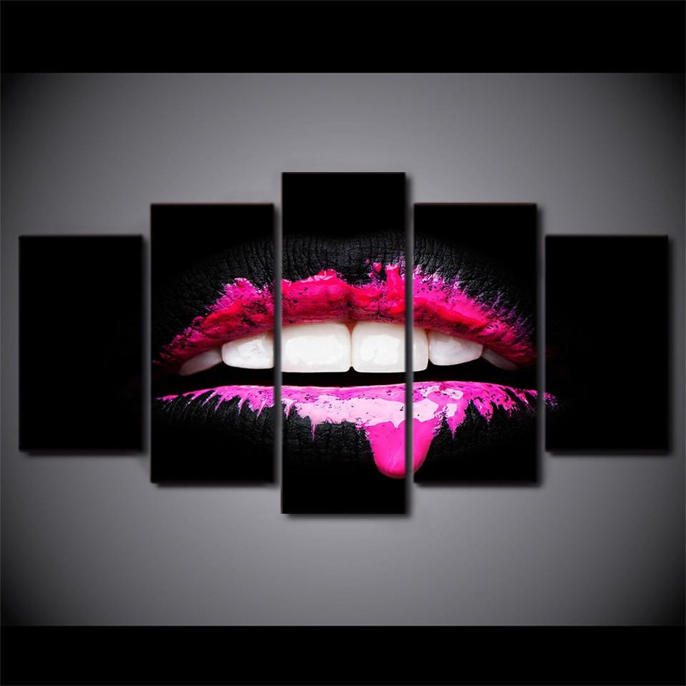 Pink Lips Girl Style Abstract Art.jpg