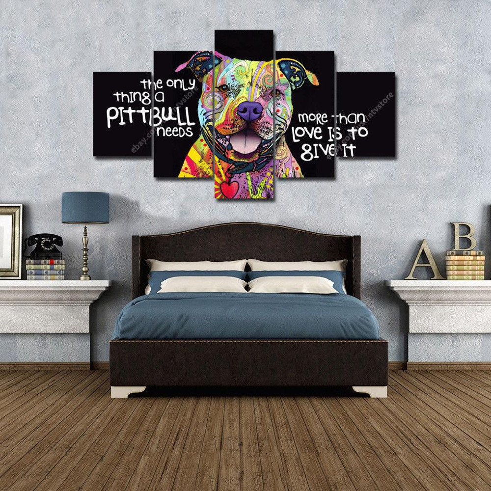Pitbull Dog Abstract Animal Art.jpg