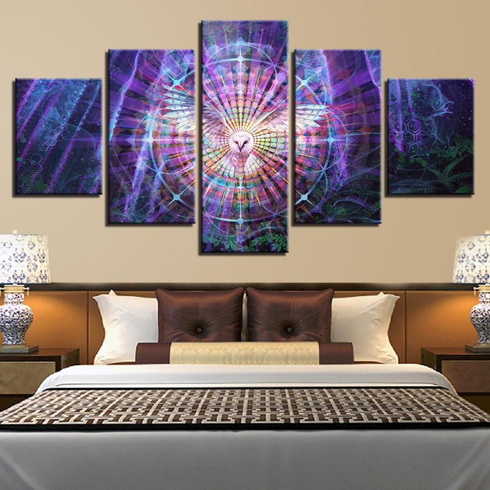 Psychedelic Owl Bird Abstract Animal Art.jpg