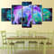 Psychedelic Purple Elephant Abstract Animal Art.jpg