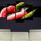 Red And Green Lips Kiss Abstract Art.jpg