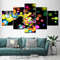 Rock And Roll Music Colorful Balls And Pentagonal Star Abstract Art.jpg