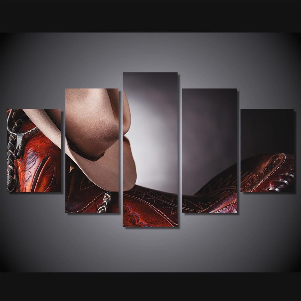 Saddle Leather Hat Abstract Art.jpg