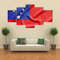 Samoa Flag On Silk Texture Abstract Art.jpg