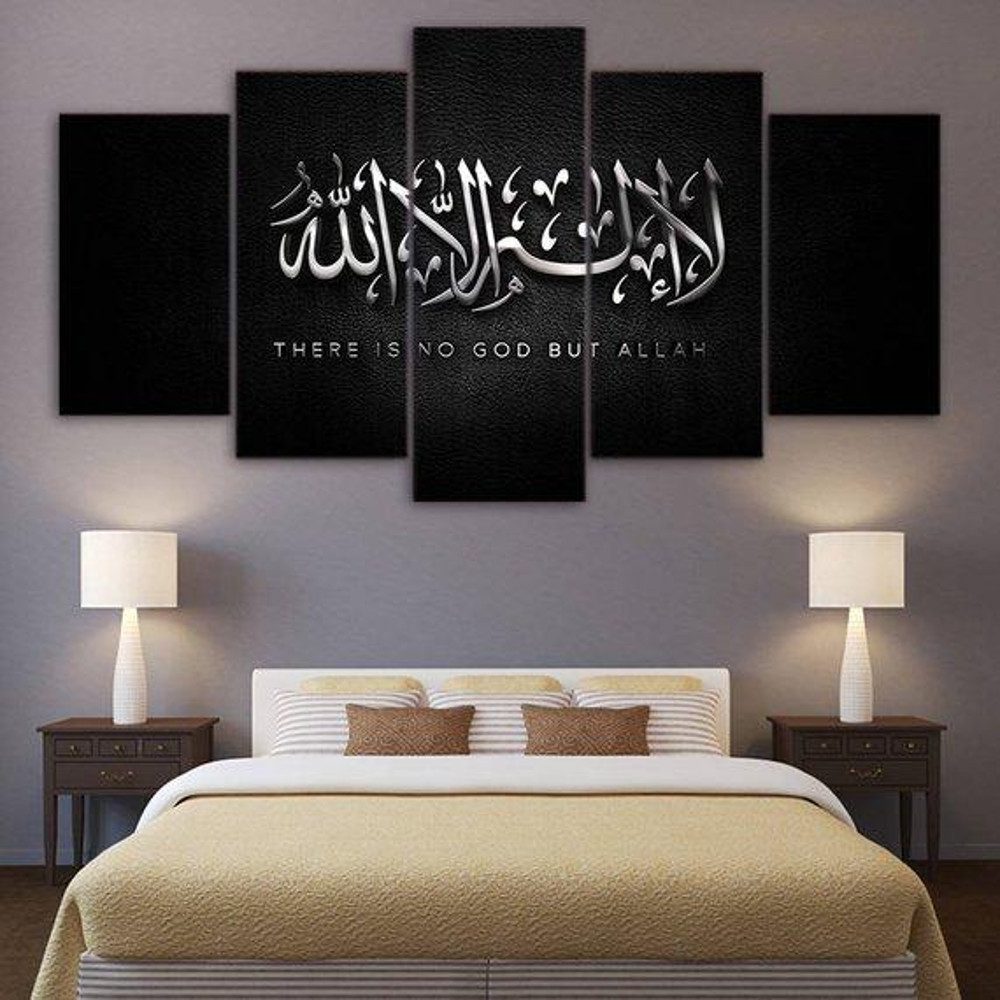 Shia Black And White Islamic Letters Religion Art.jpg