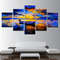 Ship Sea View Sunset Boat Abstract Art.jpg