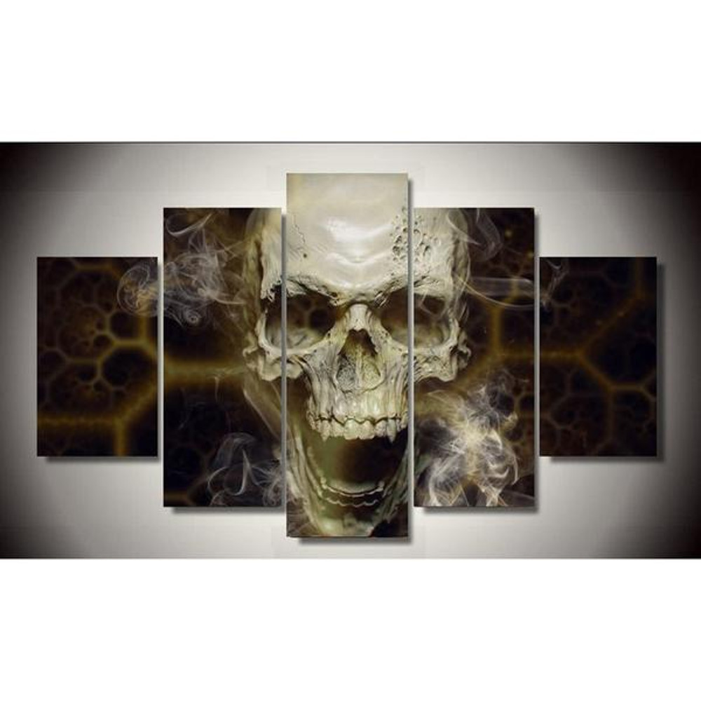 Smoking Skull Smoke Abstract Art.jpg
