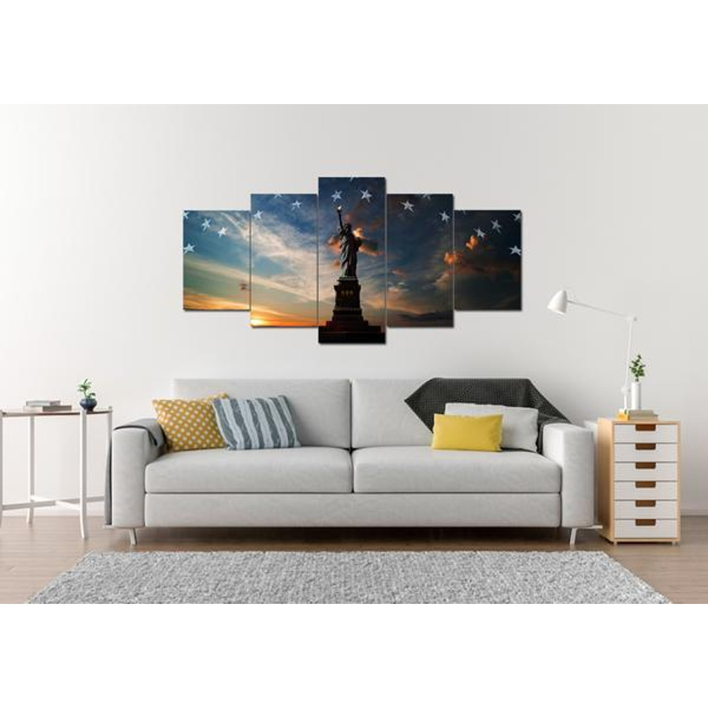 Statue Of Liberty With American Flag Abstract trungten 0MXGA Art.jpg
