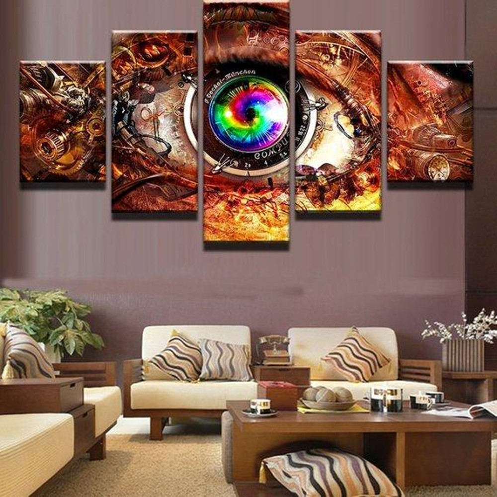 Steam Punk Colorful Eye Steampunk Abstract Art.jpg