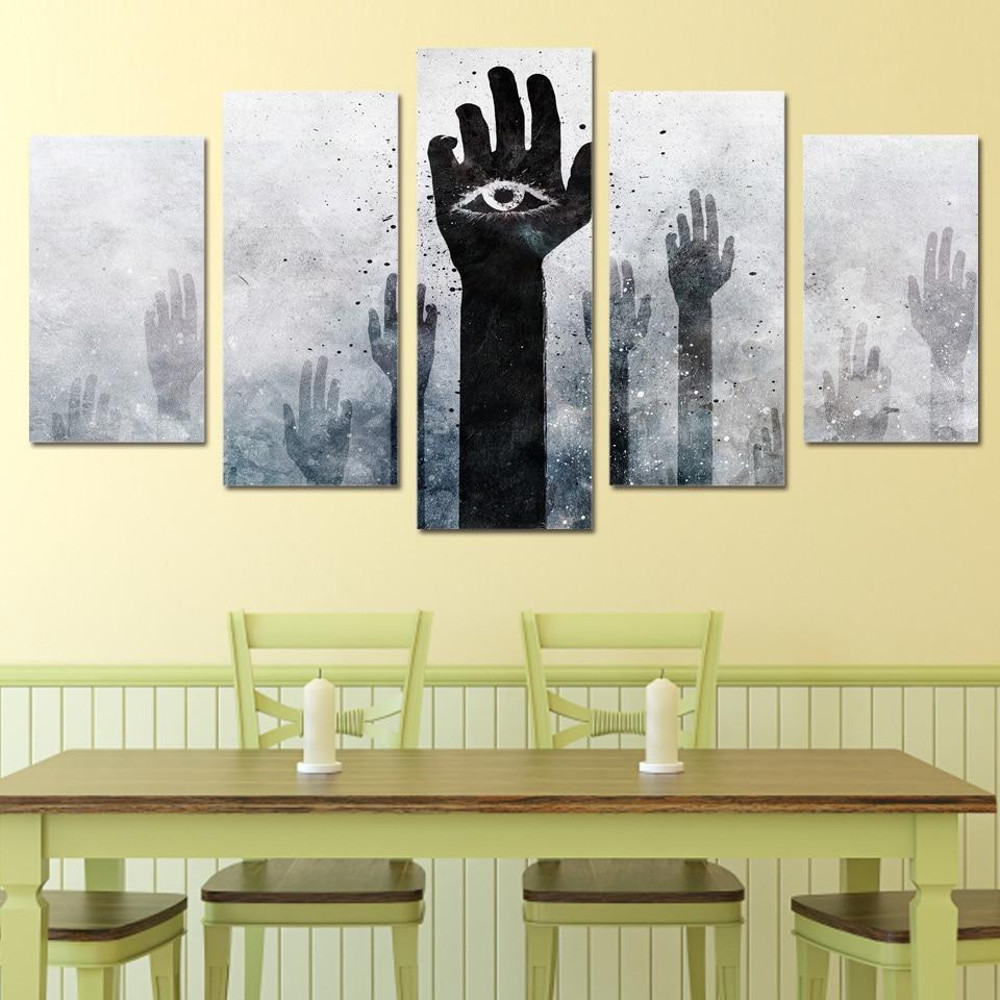 Strange Eye Hands Rise Abstract Art.jpg