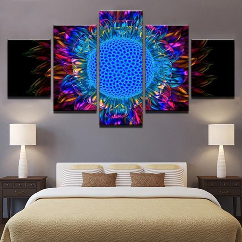 Sunflower Rainbow Abstract Art.jpg