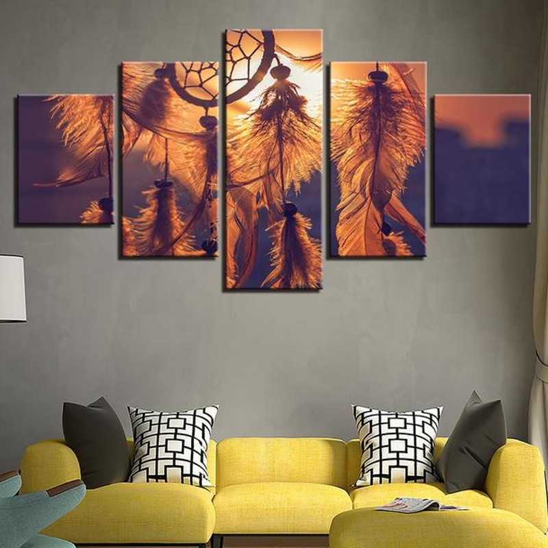 Sunset Dream Catcher Abstract Art.jpg
