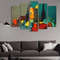 Table Bottles And Fruits Abstract Art.jpg