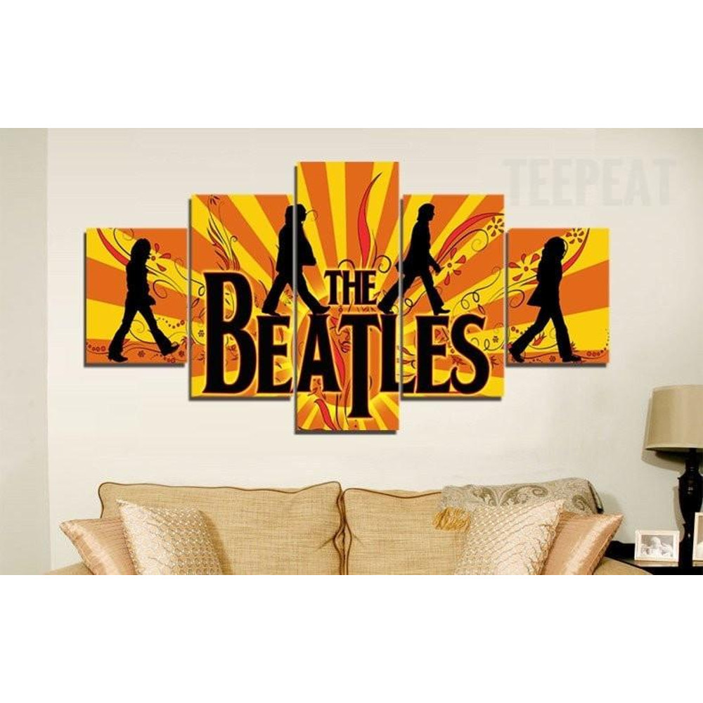The Beatles Famous Walk Abstract Art.jpg