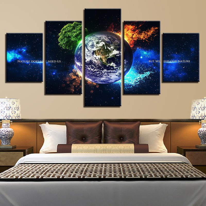 The Earth 4 Season Tree Natural Abstract Art.jpg