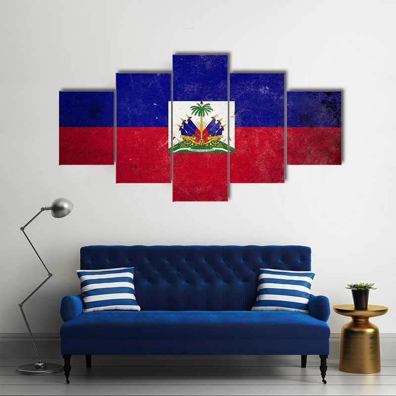 The Flag Of Haiti Abstract Art.jpg