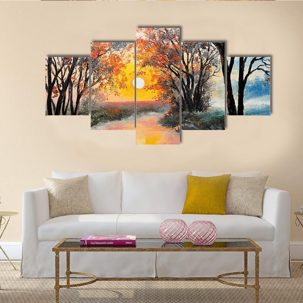 The River With Tree Abstract Nature Art.jpg