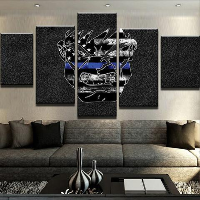 Thin Blue Line Hulk 1 Abstract Art.jpg