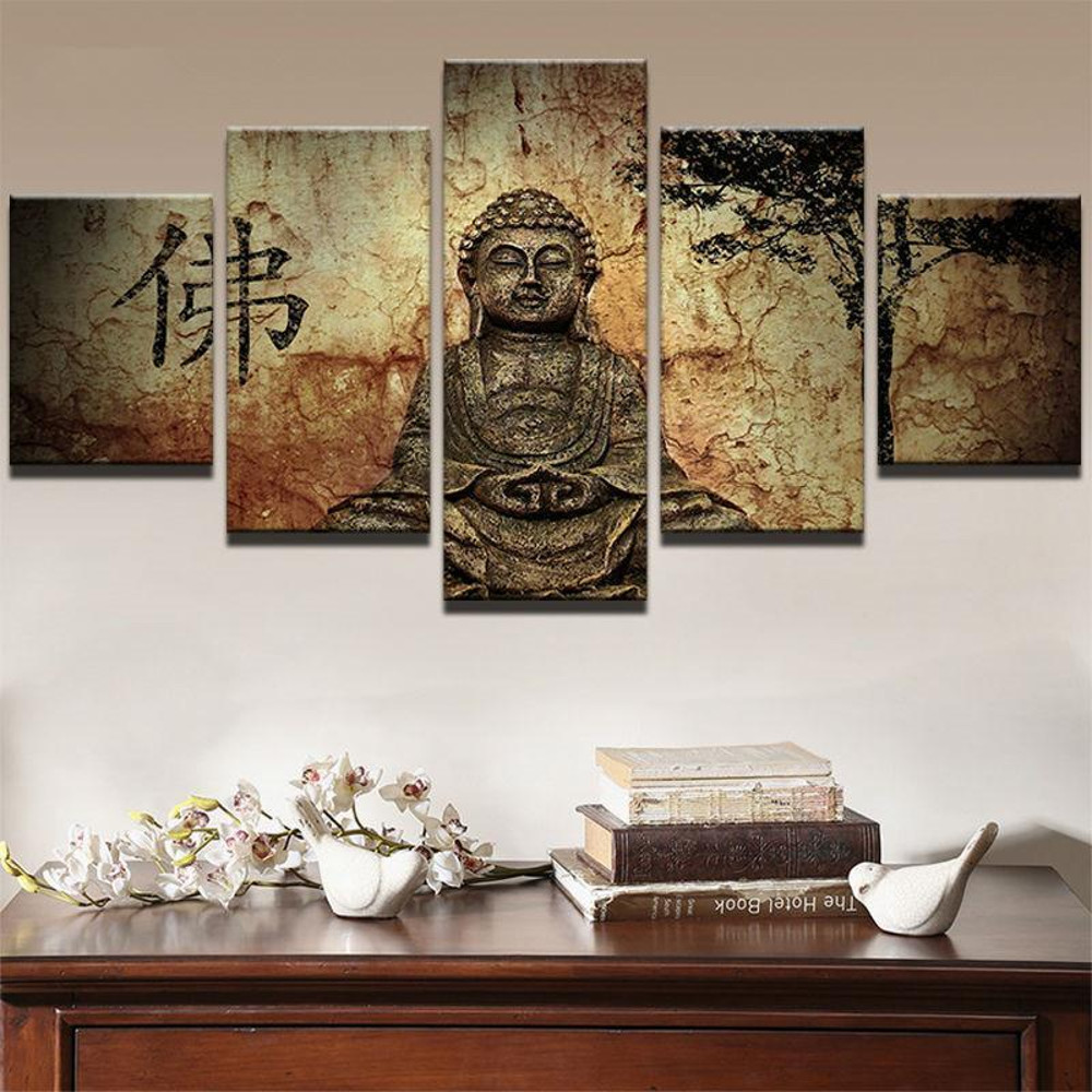 Vintage Buddhism Zen Buddha Religion Art.jpg