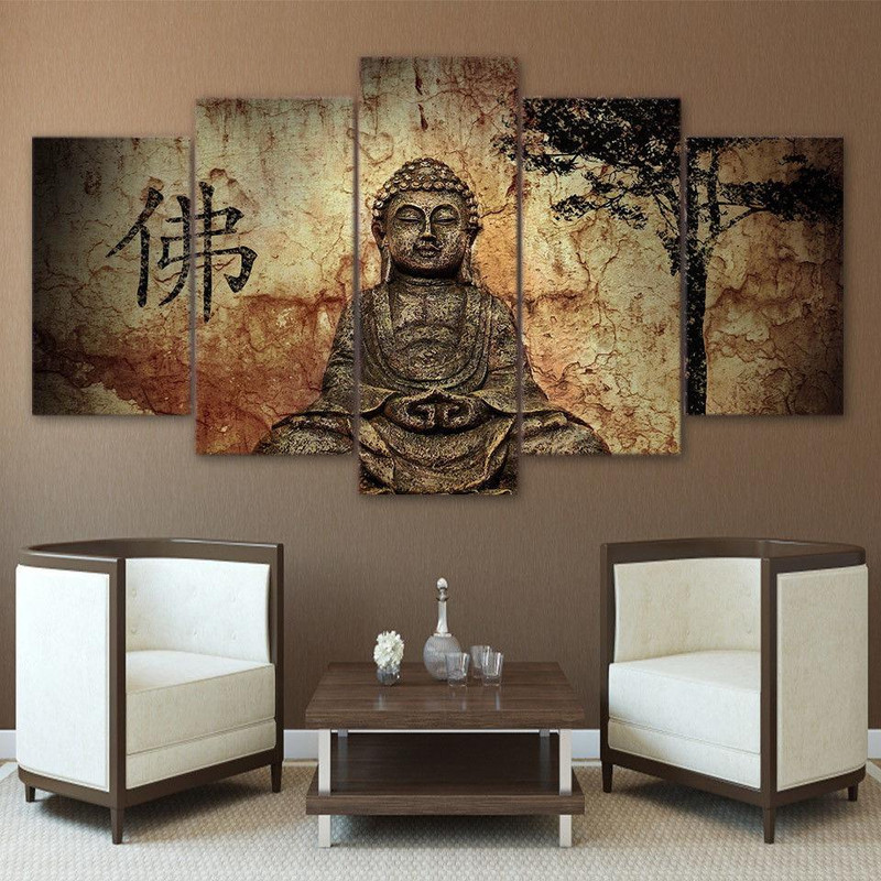Zen Buddha Vintage Religion Art.jpg