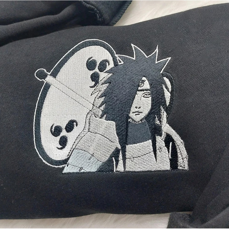 Madara Embroidered Crewneck, Naruto Shippuden Embroidered Sweatshirt, Inspired Embroidered Manga Anime Hood.jpg
