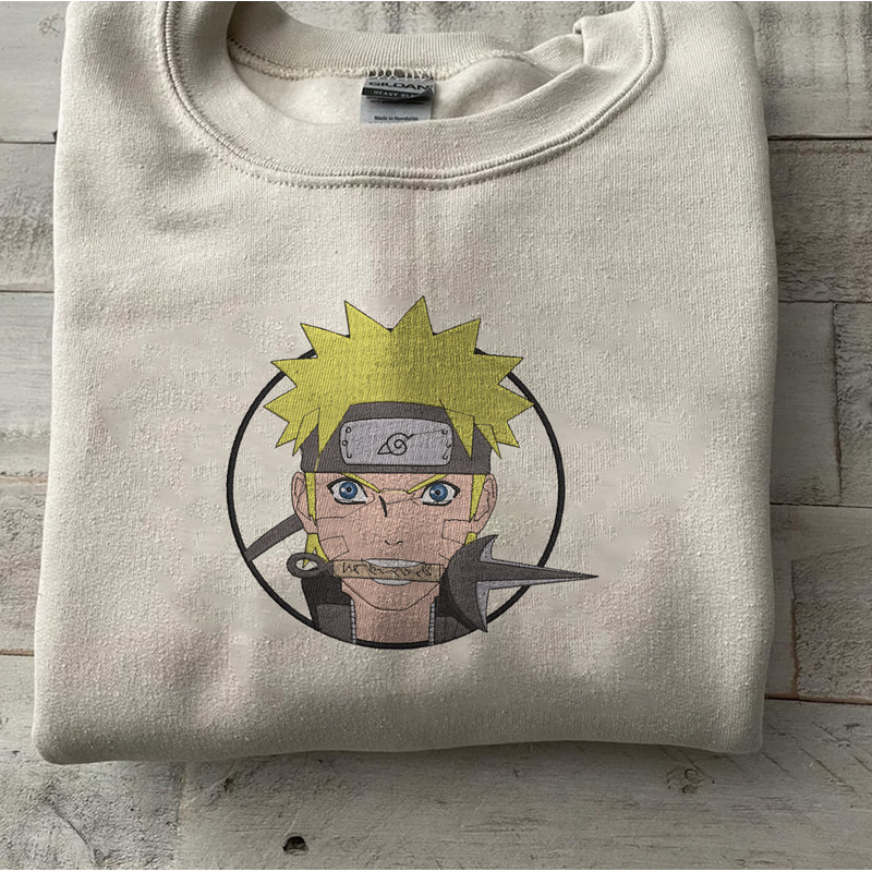 Naruto Embroidered Crewneck, Naruto Shippuden Embroidered Sweatshirt, Inspired Embroidered Manga Anime Hood 2.jpg