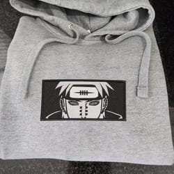 pain embroidered crewneck, naruto embroidered sweatshirt, inspired embroidered manga anime hoodie 2
