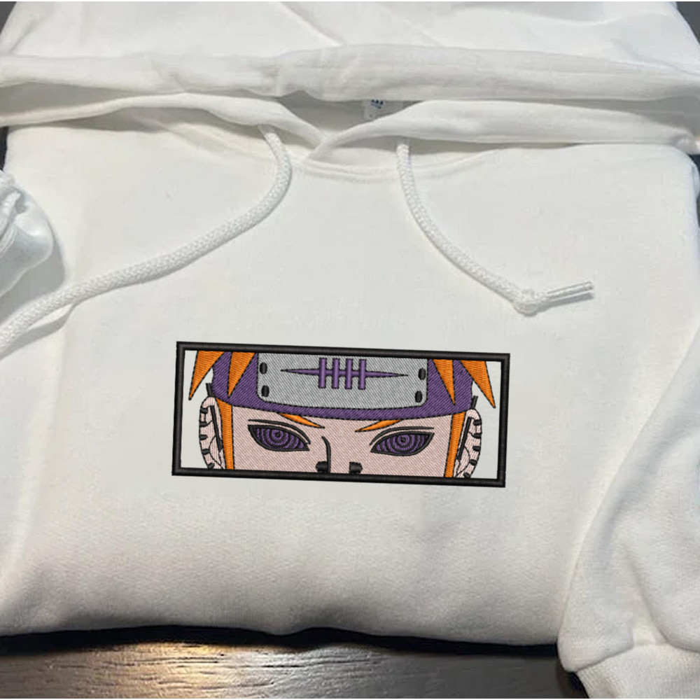 Pain Embroidered Crewneck, Naruto Embroidered Sweatshirt, Inspired Embroidered Manga Anime Hoodie.jpg