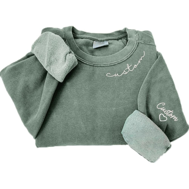 Custom Embroidered Sweatshirts Design Your Own, Embroidered Sweatshirts, Custom Shirts For Women, Aunt, Mama Sweatshirts For Women.jpg