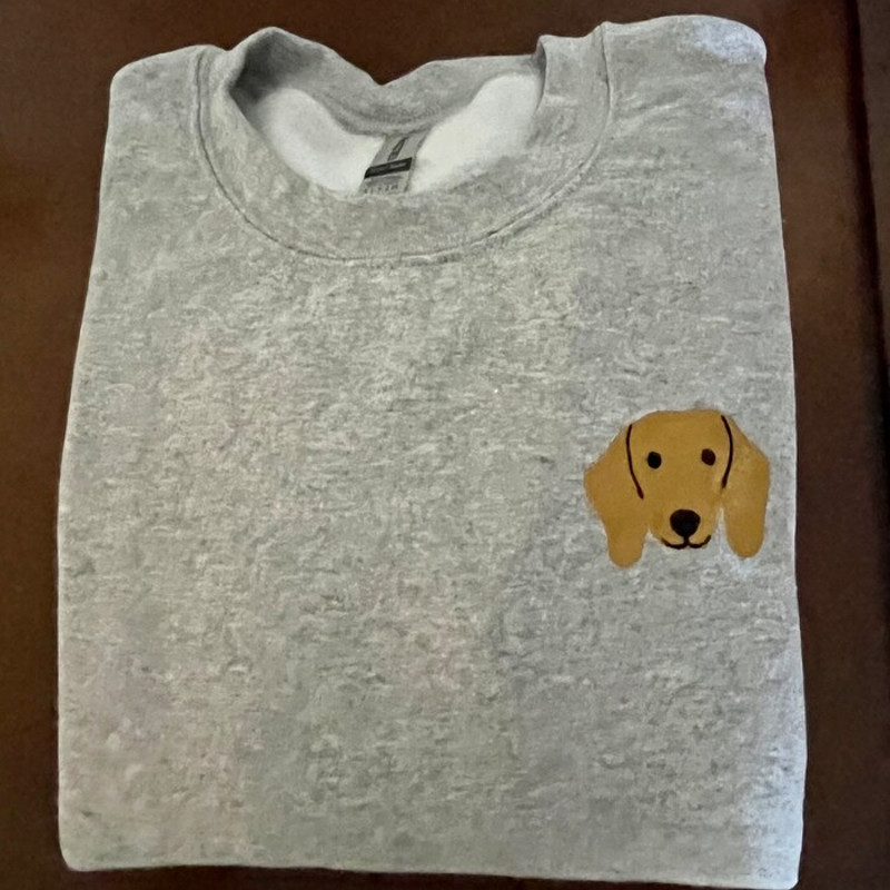 Dachshund Embroidered Sweatshirt, Doxie Crewneck, Wiener Dog Shirt, Dachshund Mom Gift, Sausage Dog, Doxie Dad Gift, Dachshund Sweater.jpg