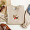 Embroidered Beagle Dog Reindeer Christmas Sweatshirt, Gift For Dog Lover.jpg