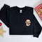Embroidered Christmas Dog Sweatshirt, Golden Retriever Santa Christmas Sweater For Family.jpg