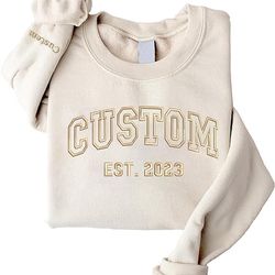 givesmiles custom embroidered sweatshirts design your own, personalized sweatshirts
