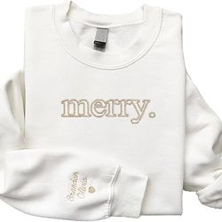 godlover christmas embroidered sweatshirt, merry christmas embroidered sweatshirt, christmas embroidered shirt