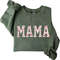 Mama Embroidered Floral Applique Sweatshirt, Personalized Mama Sweatshirt For Women, Custom Mom Sweatshirt With Kids Name.jpg